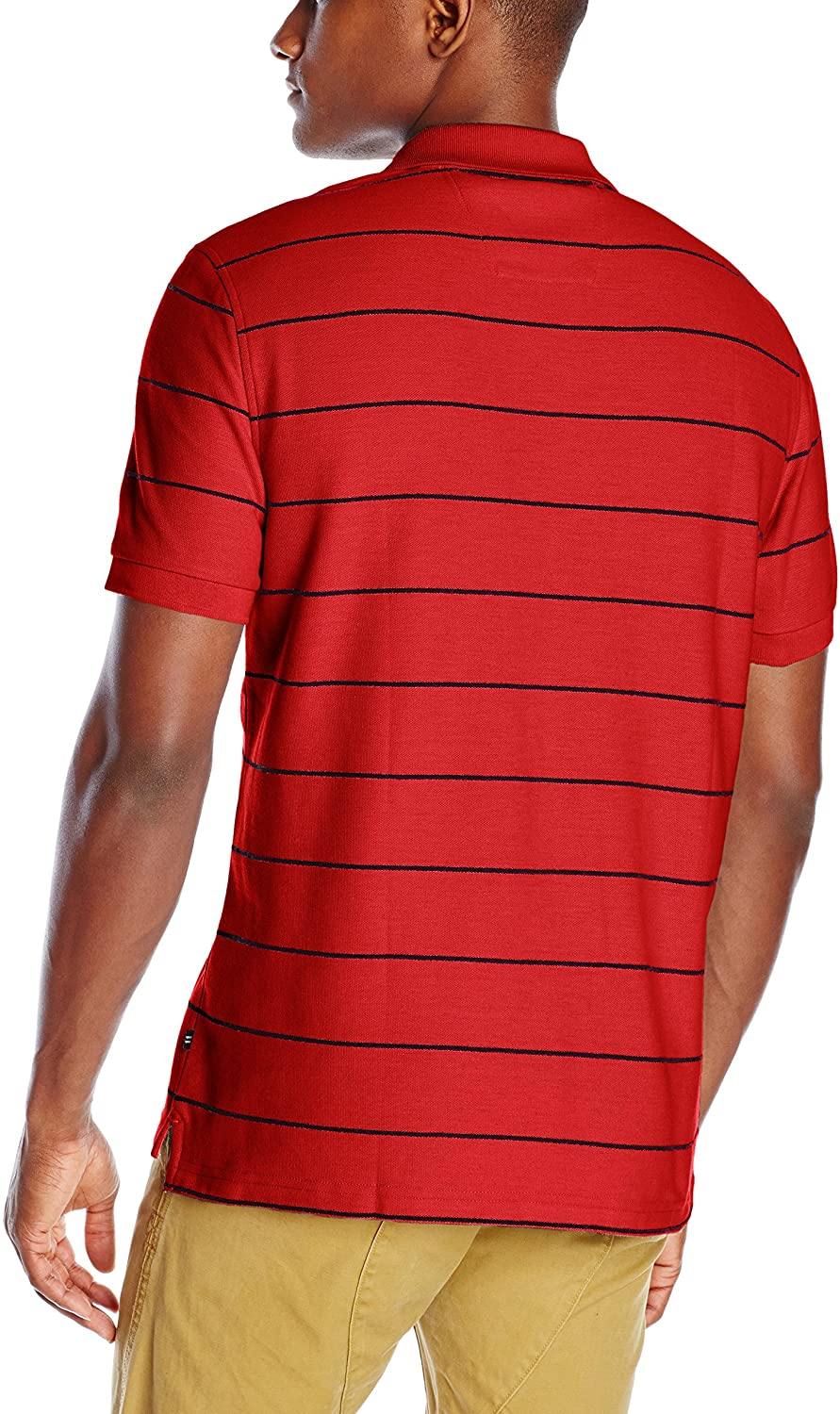 Nautica Men's Classic Short Sleeve Striped Polo T-Shirt - JOY2ESpree
