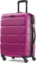 
                        
                          Load image into Gallery viewer, Samsonite Omni PC Hardside Expandable Luggage with Spinner Wheels, Black, Carry-On 20-Inch
                        
                      