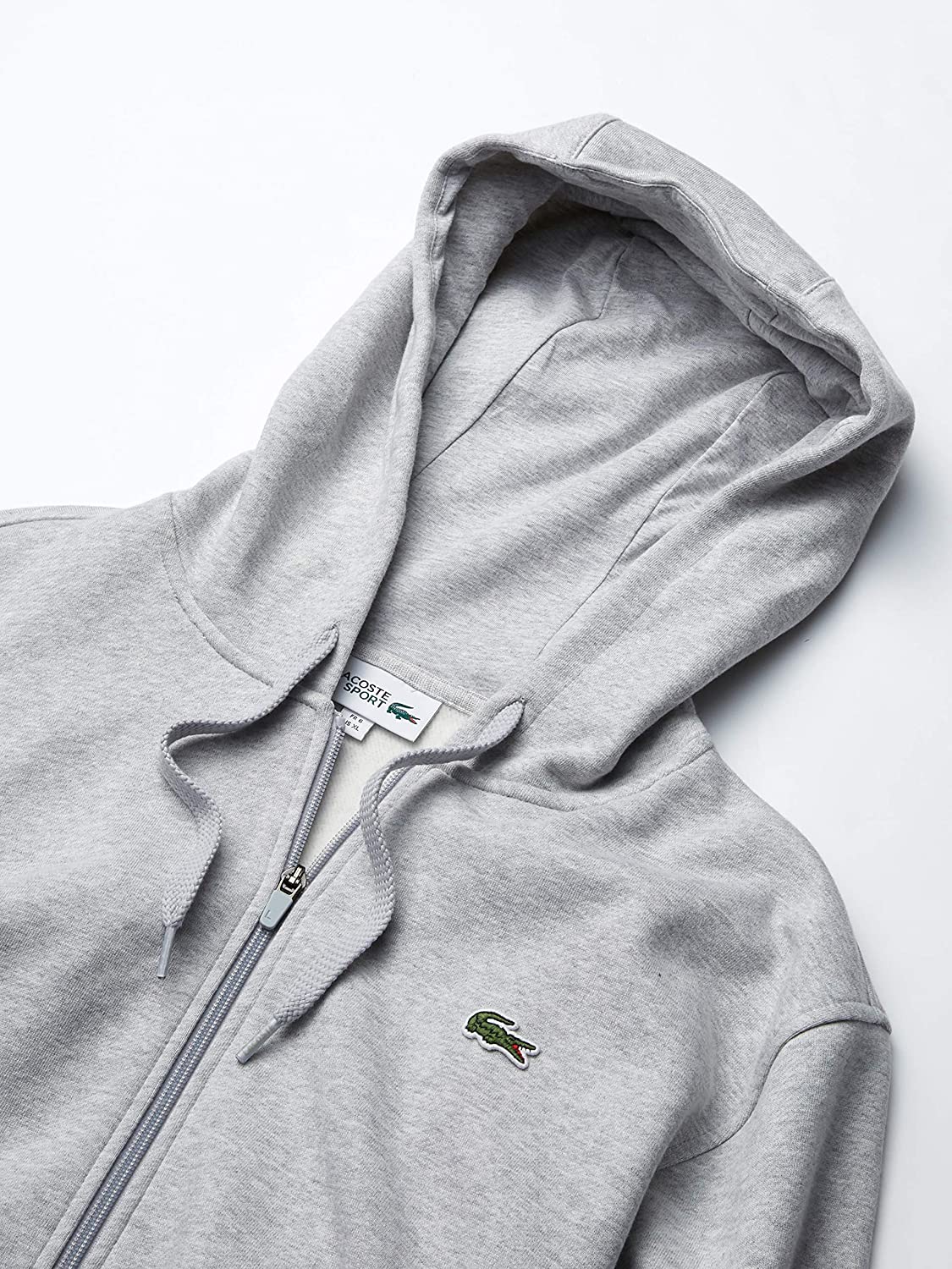 Lacoste Mens Sport Long Sleeve Fleece Full Zip Hoodie Sweatshirt