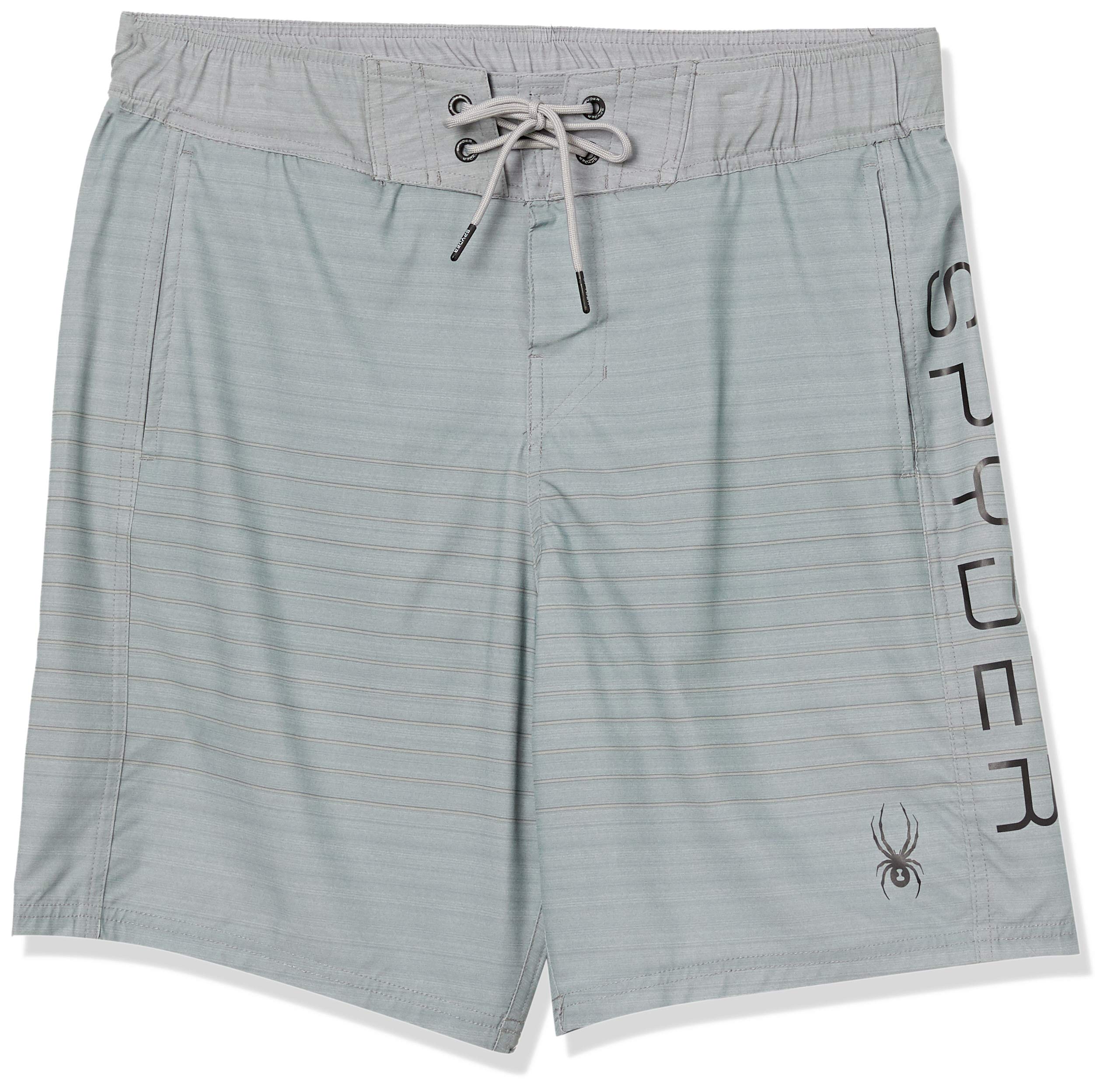 Spyder Men's 9" Striped Hybrid Board Shorts