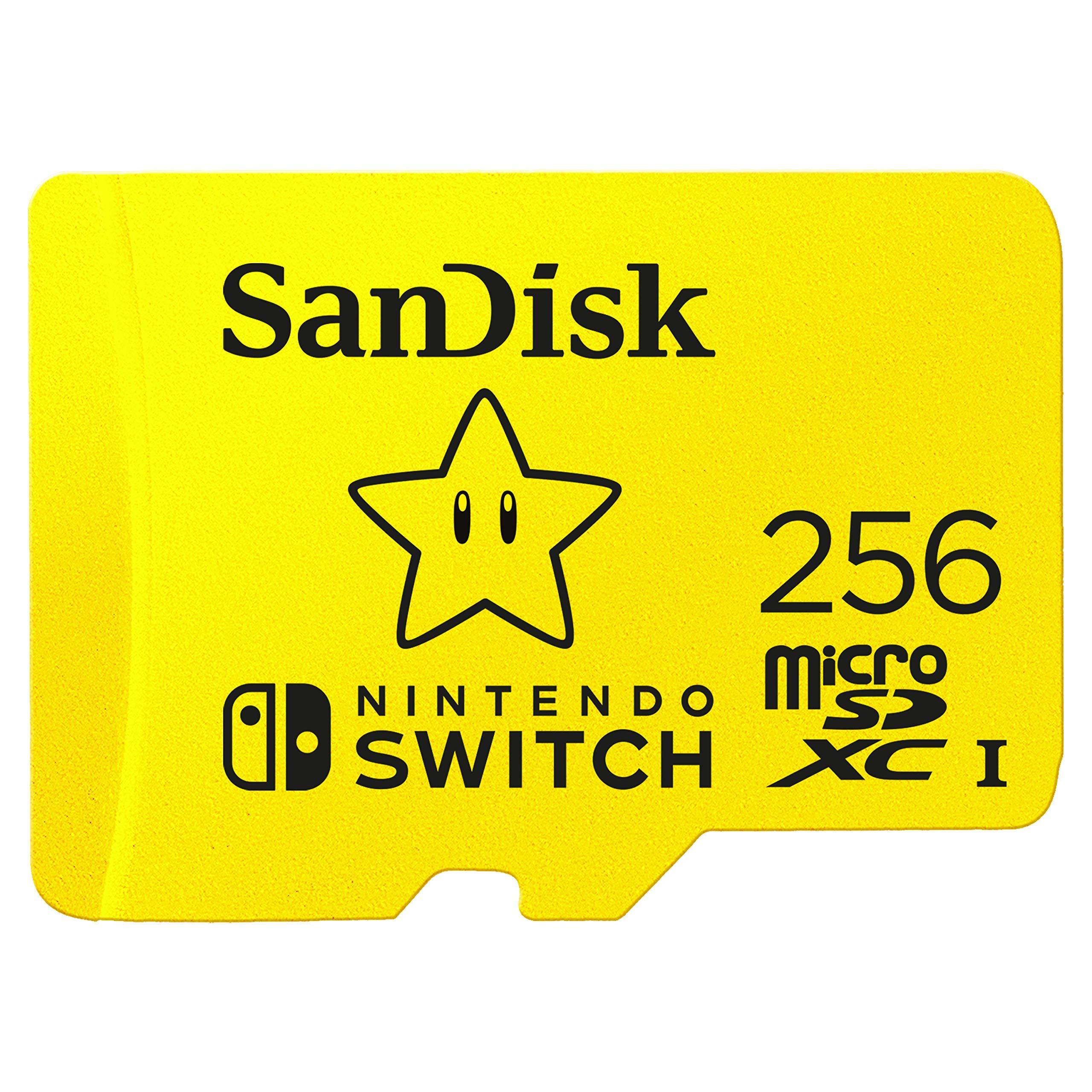 SanDisk 256GB microSDXC Card, Licensed for Nintendo Switch - SDSQXAO-256G-GNCZN - JOY2ESpree