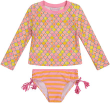 
                        
                          將圖片載入圖庫檢視器 Tommy Bahama Girls' Long Sleeve 2-Piece Rashguard Swimsuit Bathing Suit
                        
                      
