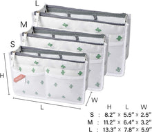 
                        
                          Muat gambar ke penampil Galeri, Vercord Updated Purse Handbag Organizer Insert Liner Bag in Bag 13 Pockets Purple Small
                        
                      