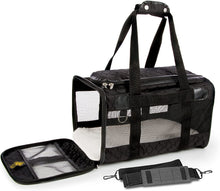 
                        
                          Load image into Gallery viewer, Sherpa Original Deluxe Airline Approved Pet Carrier, Medium, Black
                        
                      
