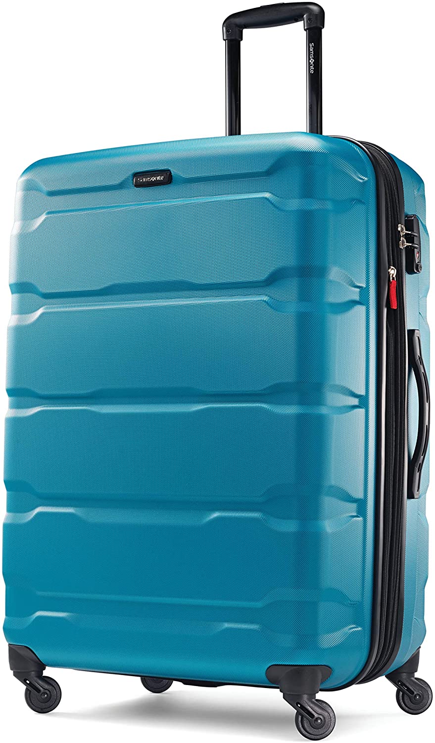 Samsonite Omni PC Hardside Expandable Luggage with Spinner Wheels, Black, Carry-On 20-Inch