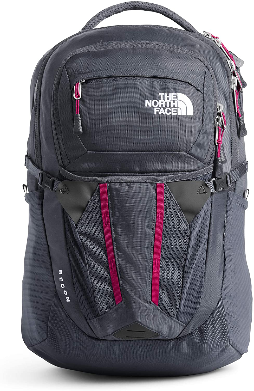 The North Face Women's Recon Backpack, TNF Black Heather/Silver Reflective, One Size