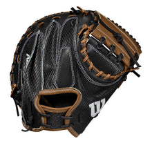 
                        
                          Cargar imagen en el visor de la galería, Wilson 2021 A2K M1D (CM) Right Hand Throw Baseball Glove - 33.5", Black Snakeskin/Saddle Tan - JOY2ESpree
                        
                      