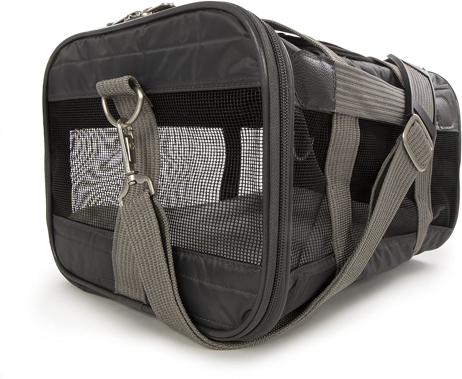 Sherpa Original Deluxe Airline Approved Pet Carrier, Medium, Black