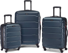 
                        
                          Load image into Gallery viewer, Samsonite Omni PC Hardside Expandable Luggage with Spinner Wheels, Black, Carry-On 20-Inch
                        
                      