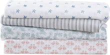 
                        
                          Muat gambar ke penampil Galeri, Tommy Bahama | Starfish Treasure Collection | Bed Sheet Set - Crisp &amp; Cool 100% Washed Cotton Lightweight Bedding, Queen, Blue
                        
                      