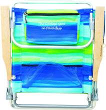 
                        
                          Load image into Gallery viewer, Tommy Bahama 5-Position Classic Lay Flat Folding Backpack Beach Chair
                        
                      