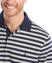 
                        
                          गैलरी व्यूवर में इमेज लोड करें, Nautica Men's Classic Fit 100% Cotton Soft Short Sleeve Stripe Polo Shirt - JOY2ESpree
                        
                      