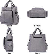 
                        
                          將圖片載入圖庫檢視器 Canvas Tote Bag Waterproof Nylon Multi Pocket Shoulder Bags Laptop Work Bag Teacher Purse and Handbags for Women &amp; Men
                        
                      
