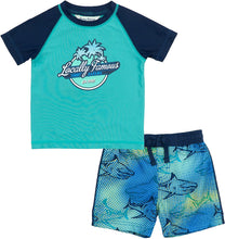 
                        
                          Load image into Gallery viewer, Tommy Bahama Boys' Rashguard and Trunks Swimsuit Set
                        
                      