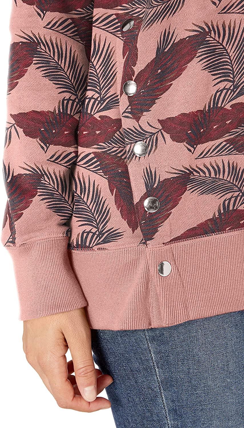 Jag Jeans Women's Kristen Side Snap Crew Pullover