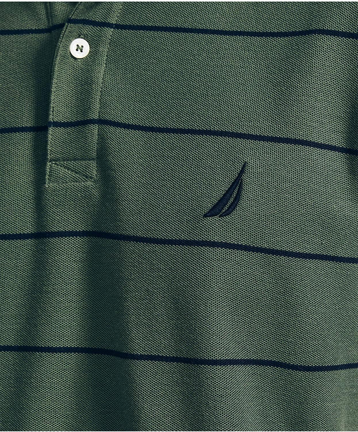 Nautica Men's Classic Short Sleeve Striped Polo T-Shirt - JOY2ESpree