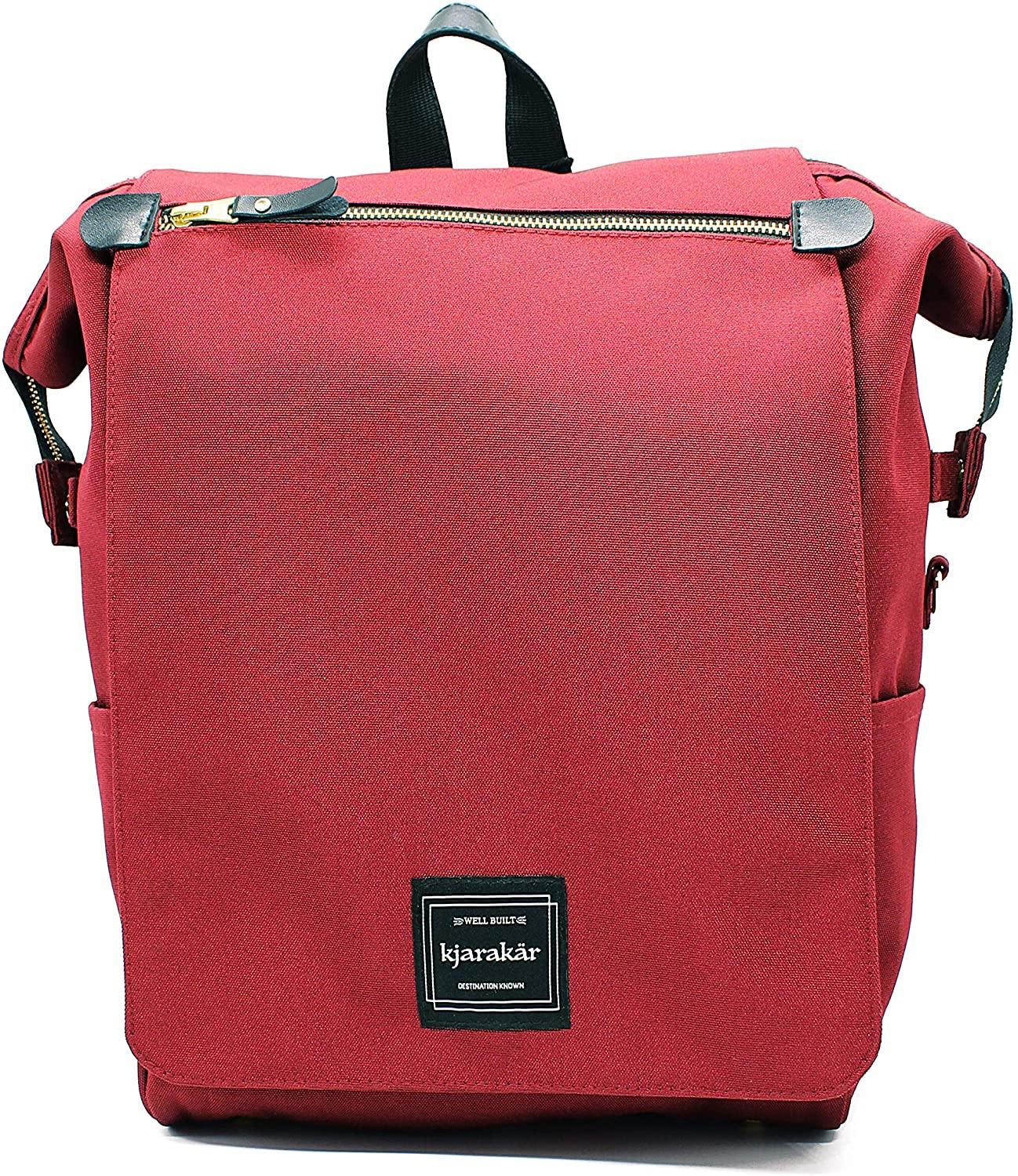 KJARAKÄR Backpack | Classic & Premium Styles | Metal Zippers | Leather Accessories | Gym, Work, School, Diaper Bag - JOY2ESpree