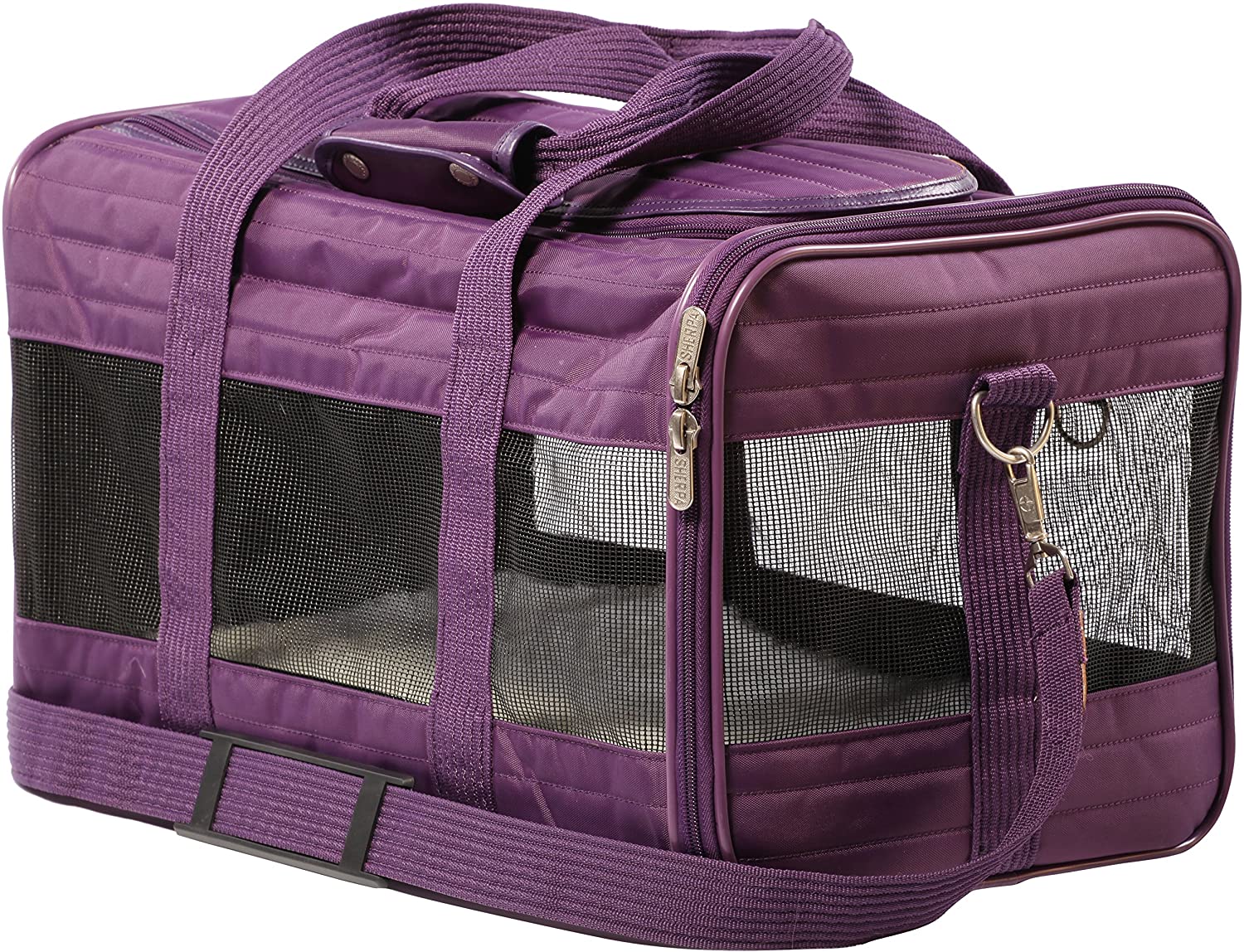 Sherpa Original Deluxe Airline Approved Pet Carrier, Medium, Black