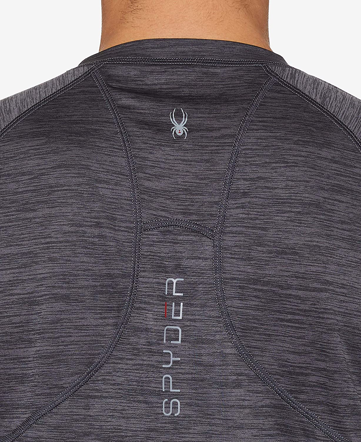 Spyder Men's Hydro Stretch Swim T-Shirt - Quick Dry Short Sleeve Rash Guard Tee