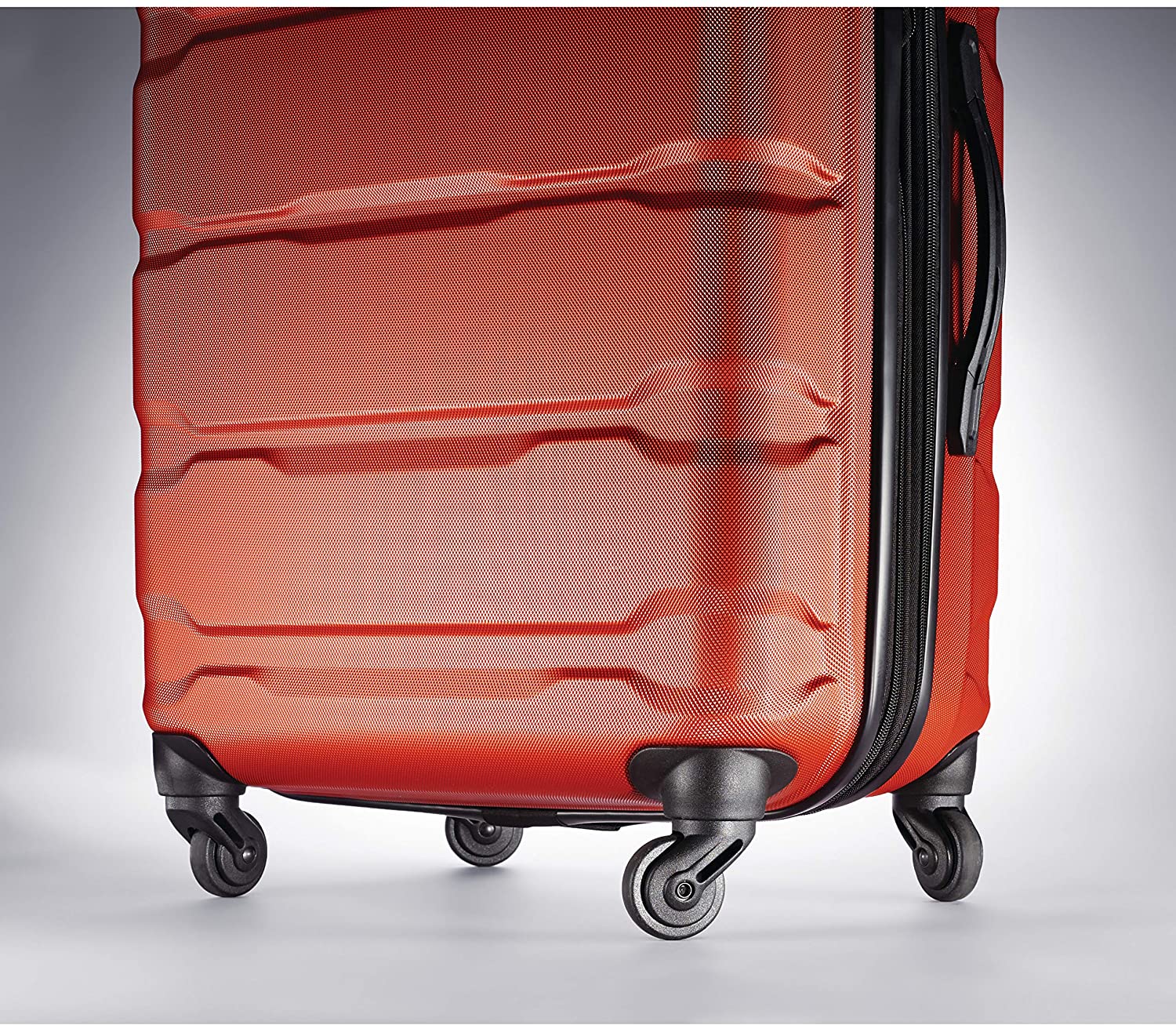 Samsonite Omni PC Hardside Expandable Luggage with Spinner Wheels, Black, Carry-On 20-Inch
