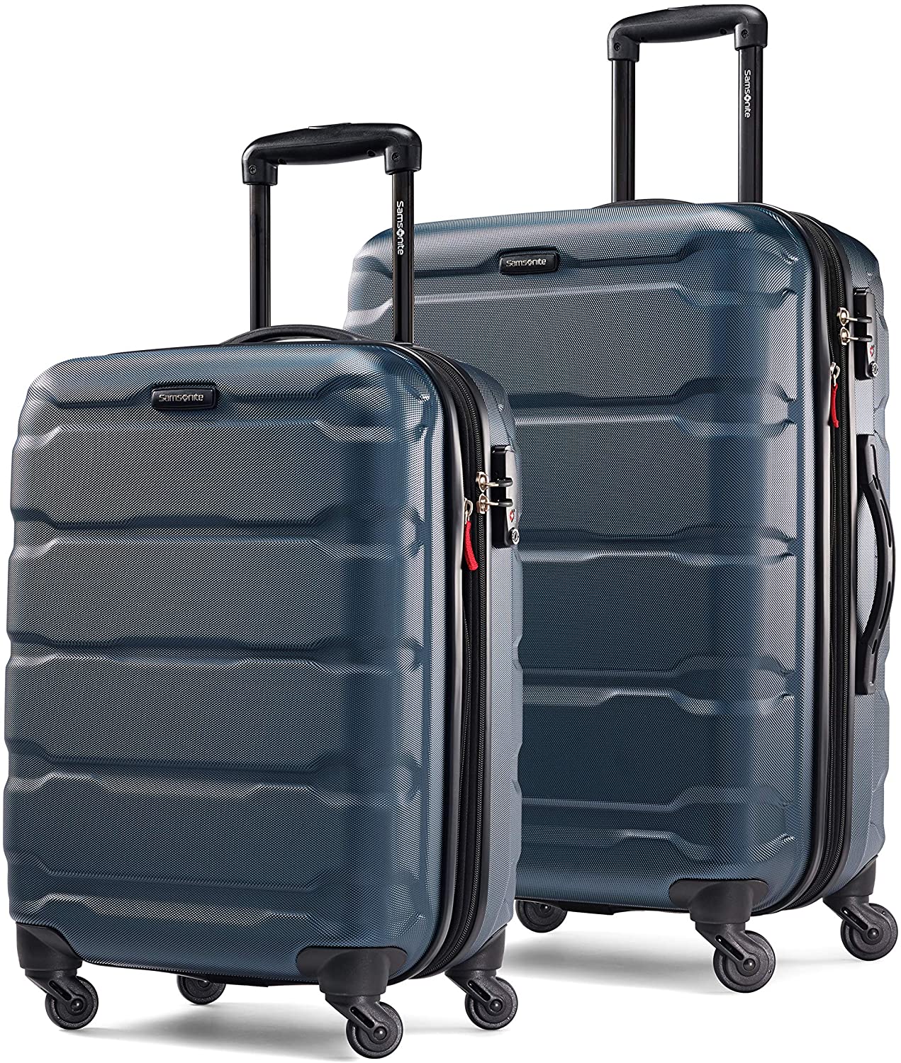 Samsonite Omni PC Hardside Expandable Luggage with Spinner Wheels, Black, Carry-On 20-Inch