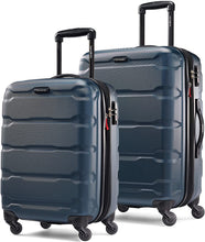 
                        
                          Load image into Gallery viewer, Samsonite Omni PC Hardside Expandable Luggage with Spinner Wheels, Black, Carry-On 20-Inch
                        
                      