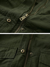
                        
                          Load image into Gallery viewer, WenVen Women's Military Anorak Jacket Hoodie Lightweight Cotton Casual Coat - JOY2ESpree
                        
                      