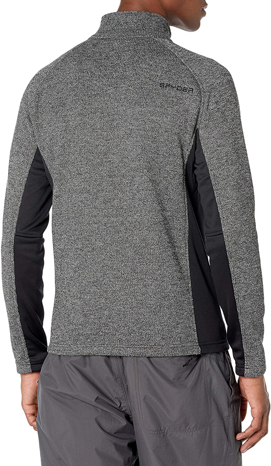 Spyder Active Sports Men's Outbound Half Zip Mid-Weight Mock Neck Sweater