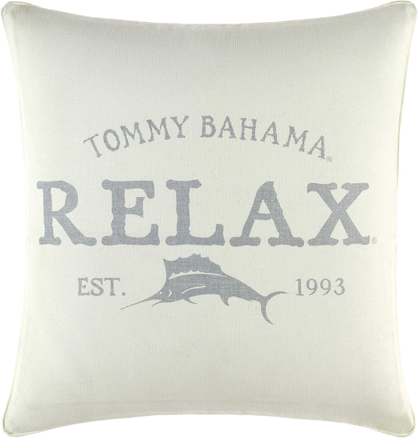 Tommy Bahama Relax Throw Pillow, 18x18, Grey