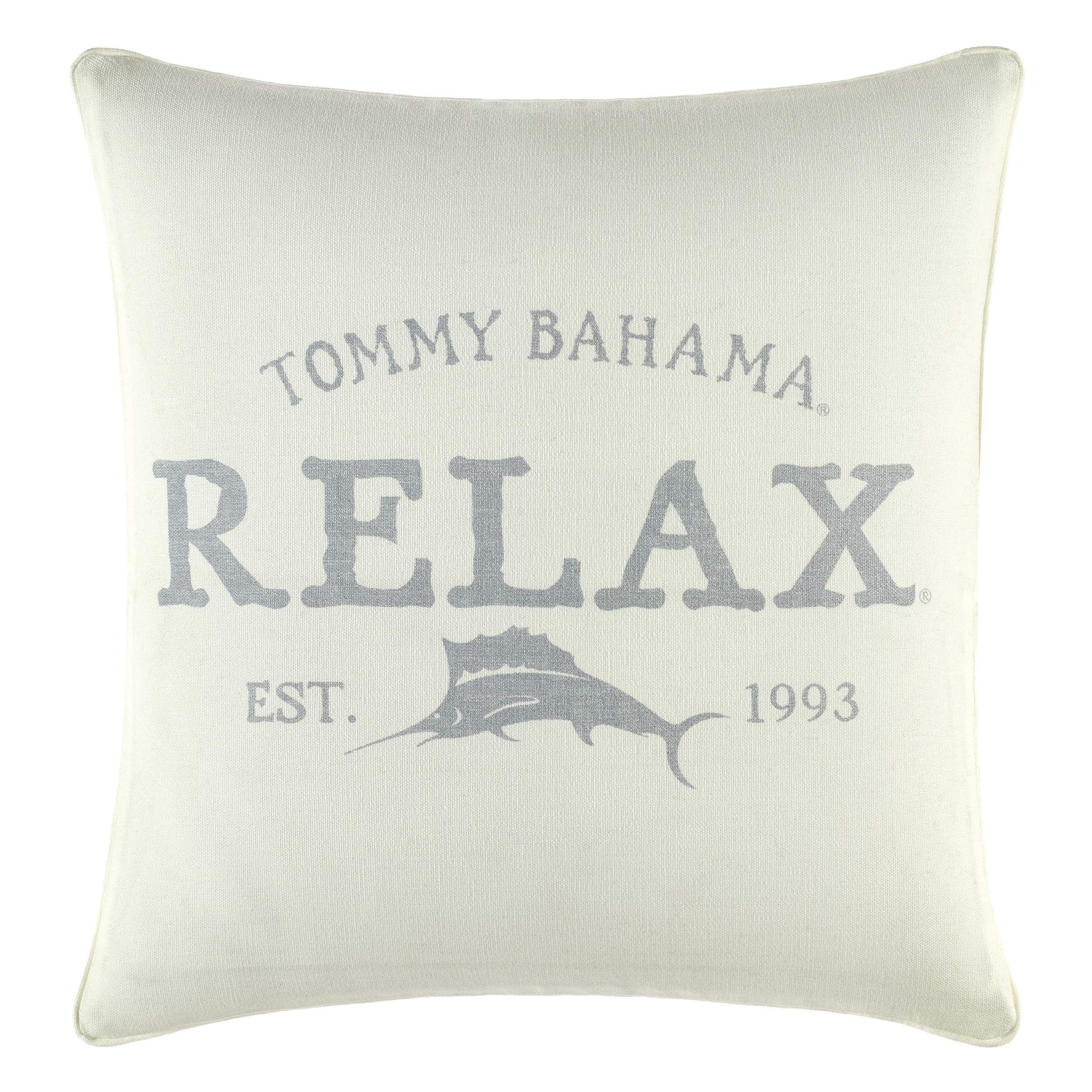 Tommy Bahama Relax Throw Pillow, 18x18, Grey