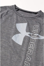 
                        
                          Load image into Gallery viewer, Under Armour Boys' Tech Split Logo Hybrid T-Shirt - JOY2ESpree
                        
                      