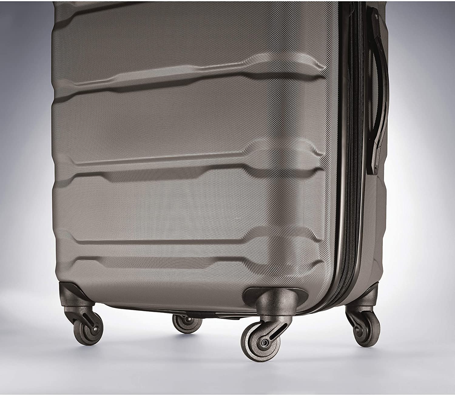 Samsonite Omni PC Hardside Expandable Luggage with Spinner Wheels, Black, Carry-On 20-Inch