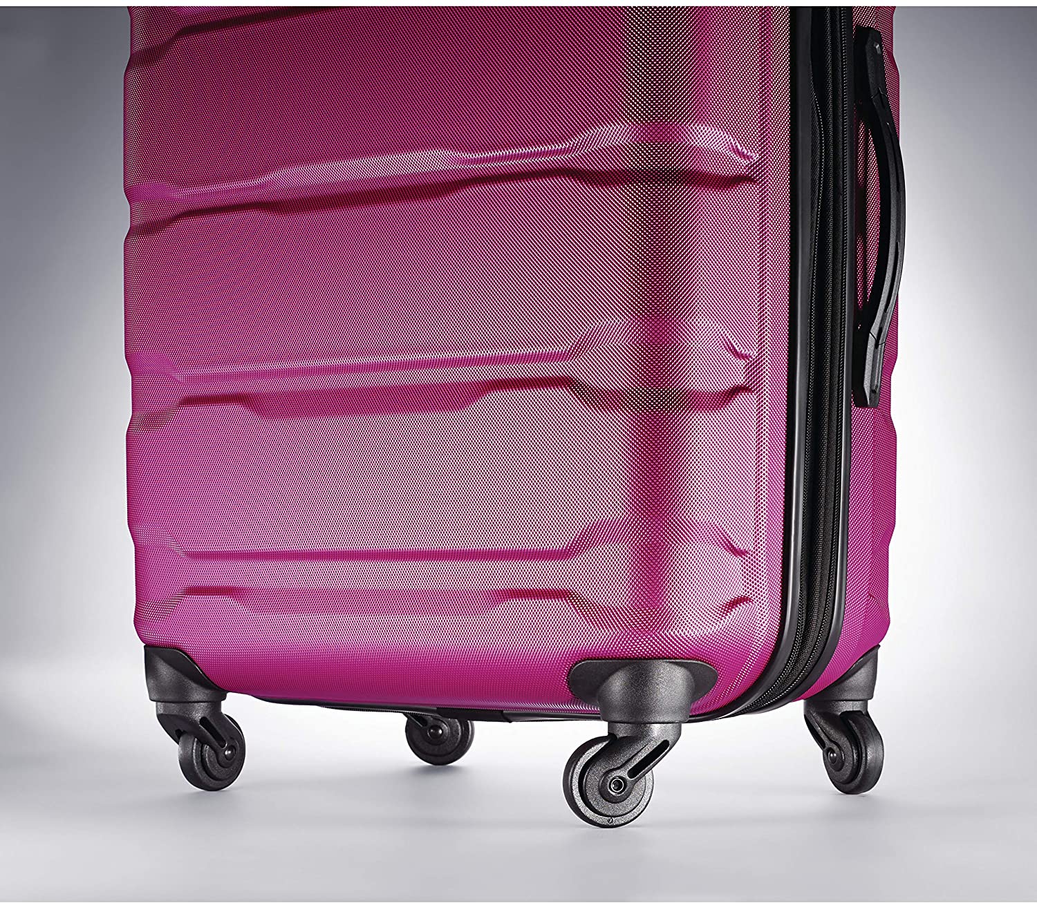 Samsonite Omni PC Hardside Expandable Luggage with Spinner Wheels, Black, Carry-On 20-Inch