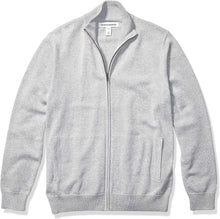 
                        
                          Load image into Gallery viewer, Amazon Essentials Men's Full-Zip Cotton Sweater
                        
                      