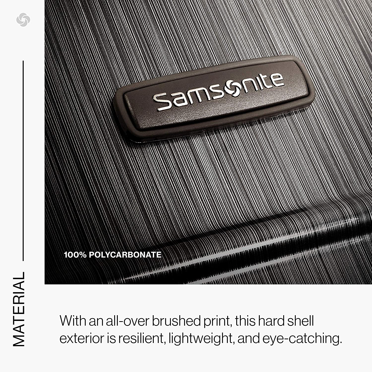Samsonite Winfield 2 Hardside Expandable Luggage with Spinner Wheels, Charcoal, Checked-Large 28-Inch