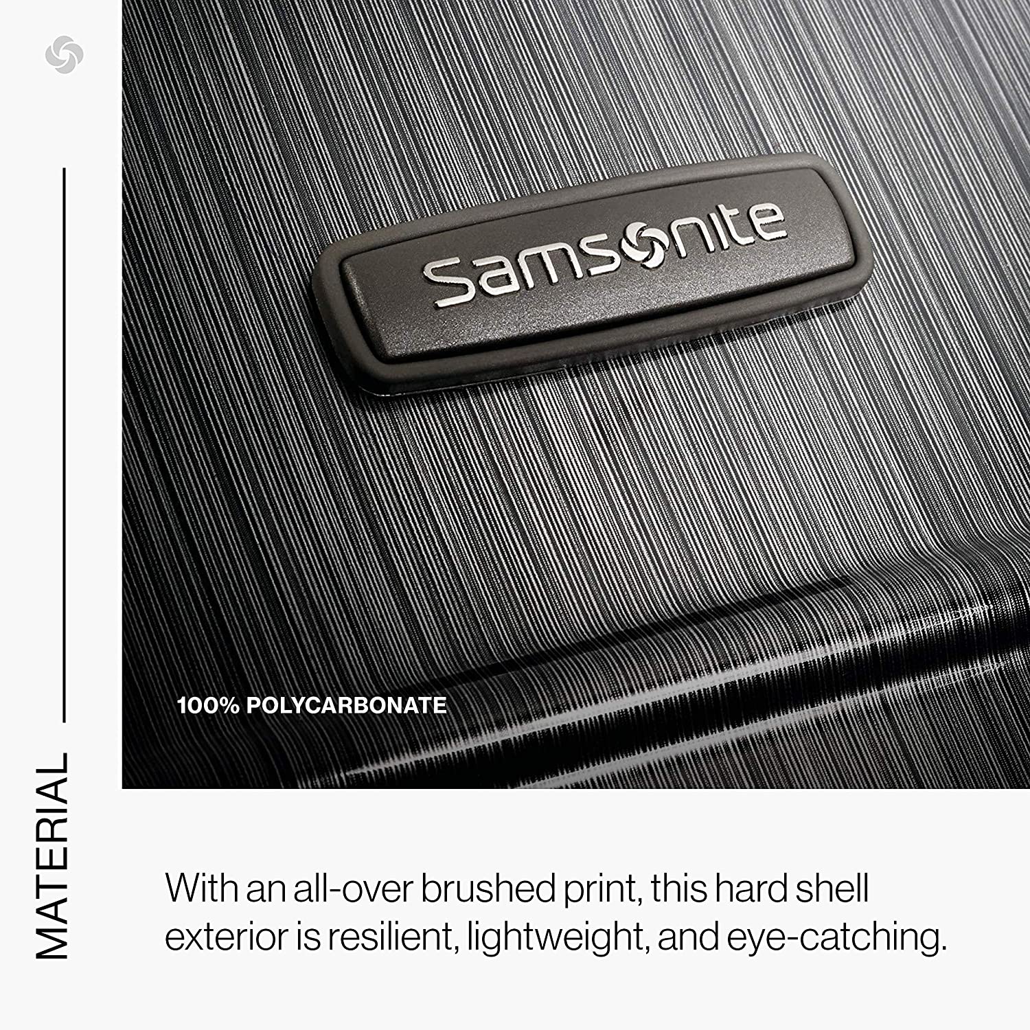 Samsonite Winfield 2 Hardside Expandable Luggage with Spinner Wheels, Charcoal, Checked-Large 28-Inch