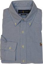 
                        
                          Load image into Gallery viewer, Ralph Lauren Mens Logo Button-Down Dress Shirt
                        
                      