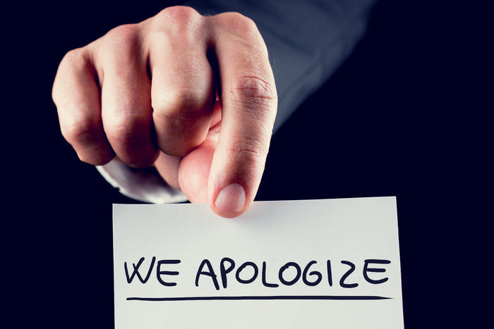 Our Apologies