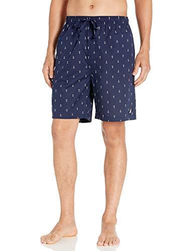Nautica Men's Soft Woven 100% Cotton Elastic Waistband Sleep Pajama Short - JOY2ESpree