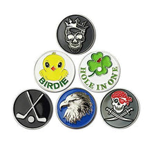 
                        
                          將圖片載入圖庫檢視器 GOLTERS Golf Ball Markers Golf Markers Golf Gifts Clips Pack of 6 - JOY2ESpree
                        
                      