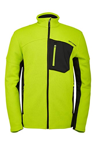 Spyder Active Sports Men's Bandit Full Zip Mid-Layer Jacket