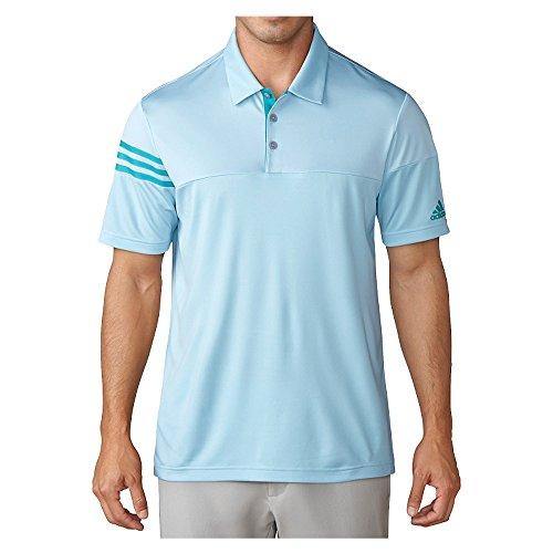 adidas Golf Men's 3-Stripes Heather Block Polo - JOY2ESpree