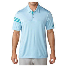 
                        
                          Load image into Gallery viewer, adidas Golf Men's 3-Stripes Heather Block Polo - JOY2ESpree
                        
                      
