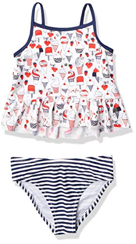 Tommy Bahama Girls' Two-Piece Bikini Swimsuit Bathing Suit