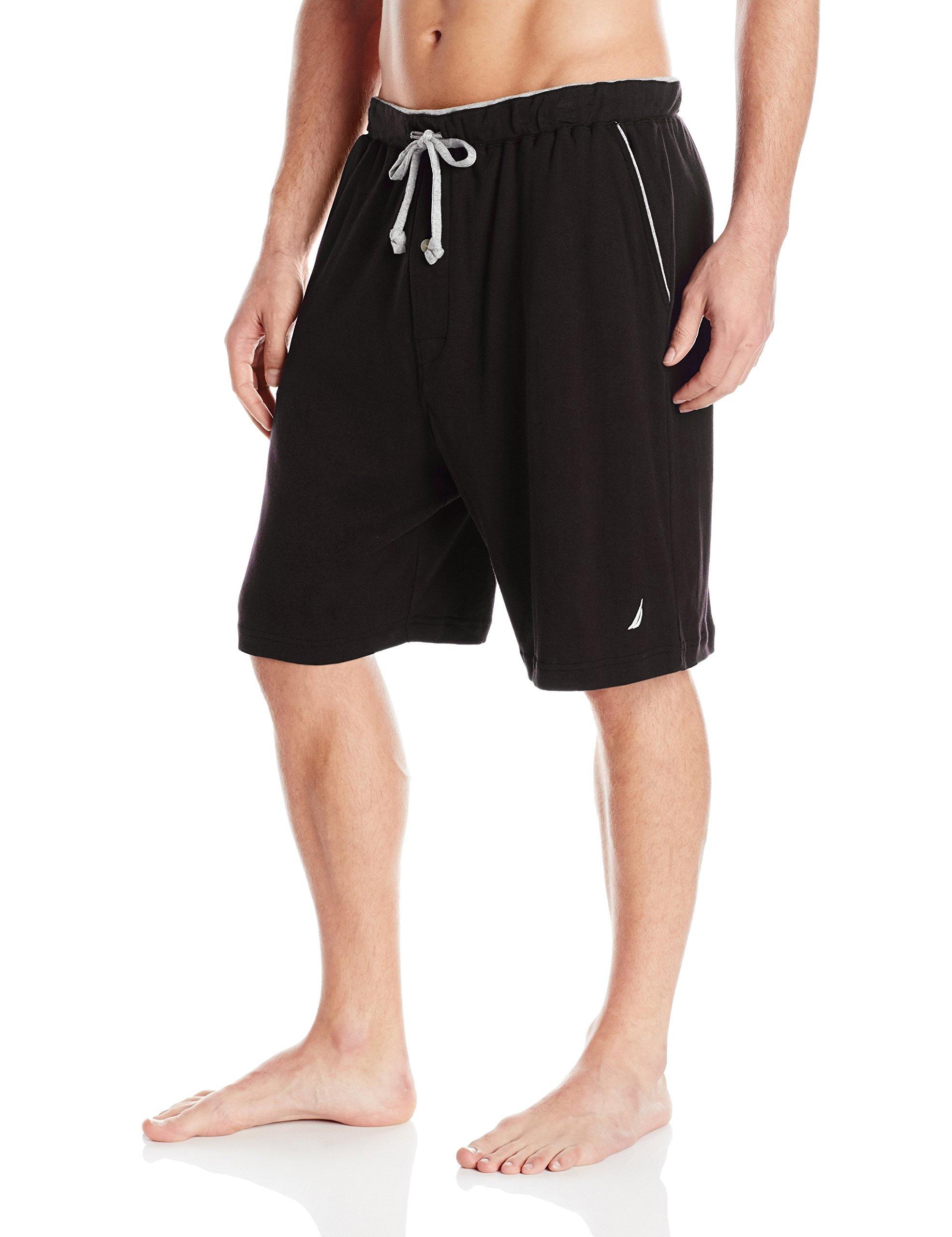 Nautica Men's Soft Knit Elastic Waistband Sleep Lounge Short - JOY2ESpree