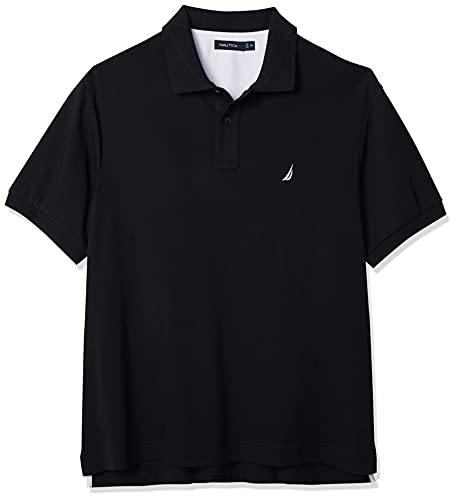 Nautica Men's Classic Fit Short Sleeve Solid Soft Cotton Polo Shirt - JOY2ESpree