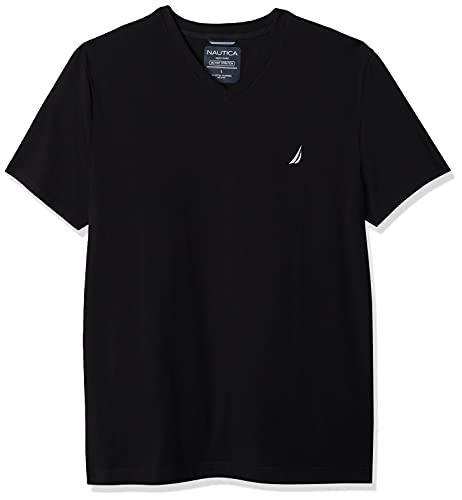 Nautica Men's Short Sleeve Solid Slim Fit V-Neck T-Shirt - JOY2ESpree