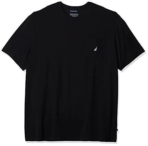 Nautica Men's Solid Crew Neck Short-Sleeve Pocket T-Shirt - JOY2ESpree