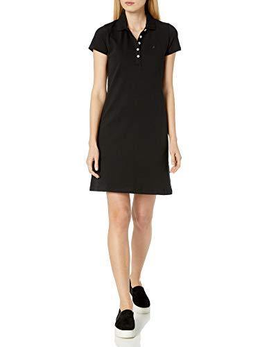 Nautica Women's Easy Classic Short Sleeve Stretch Cotton Polo Dress - JOY2ESpree