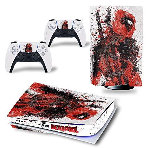 Mmoptop PS5 Skin Aven-GeRs for Playstation 5 Disc Version with Console and Dualsense Controller - Full Set - JOY2ESpree